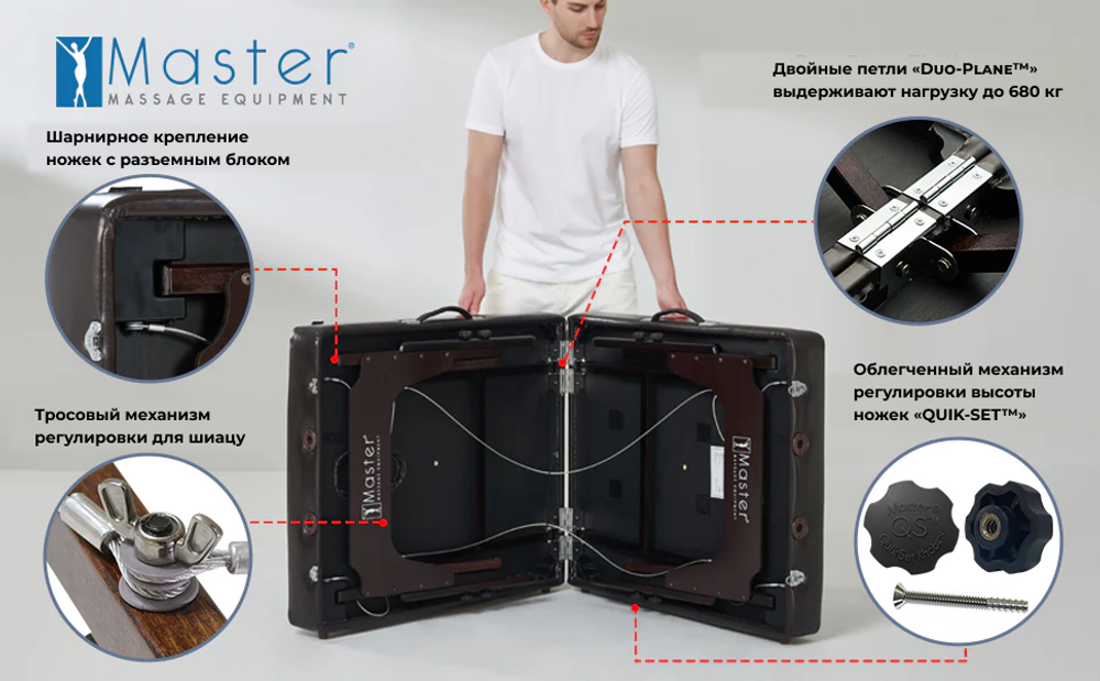 Массажный стол Master SUPREME складной