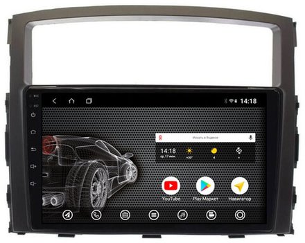 Магнитола Mitsubishi Pajero 4 2006-2022 (любая комплектация) - Vomi AK333R9-MTK Android 10, 8-ядер, 2Гб-32Гб