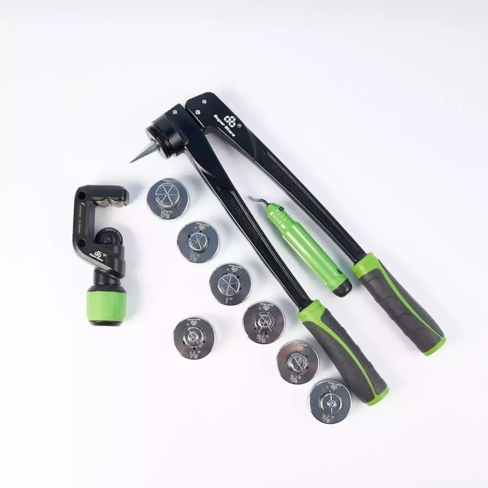 Труборасширитель рычажный Super Stars ST-100A (3/8", 1/2", 5/8", 3/4", 7/8", 1",1_1/8"; труборез ST-G532, риммер CT-207)