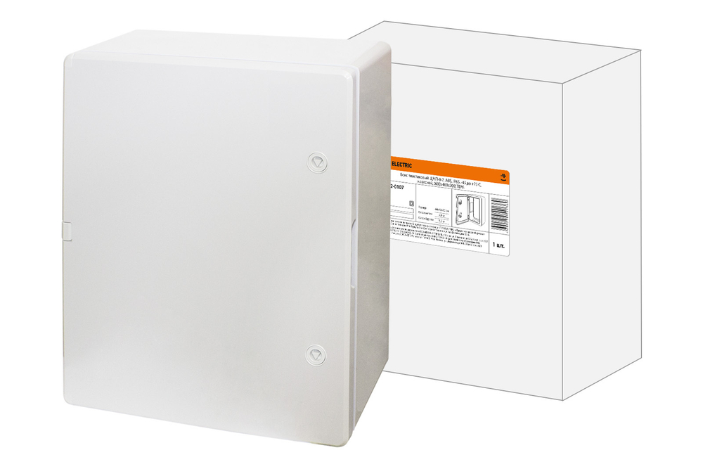 Бокс пластиковый ЩМП-0-7, ABS, IP65, -45 до +75 С, навесной, (600x400x200) TDM SQ0932-0107