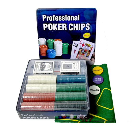 Покер 400 фишек