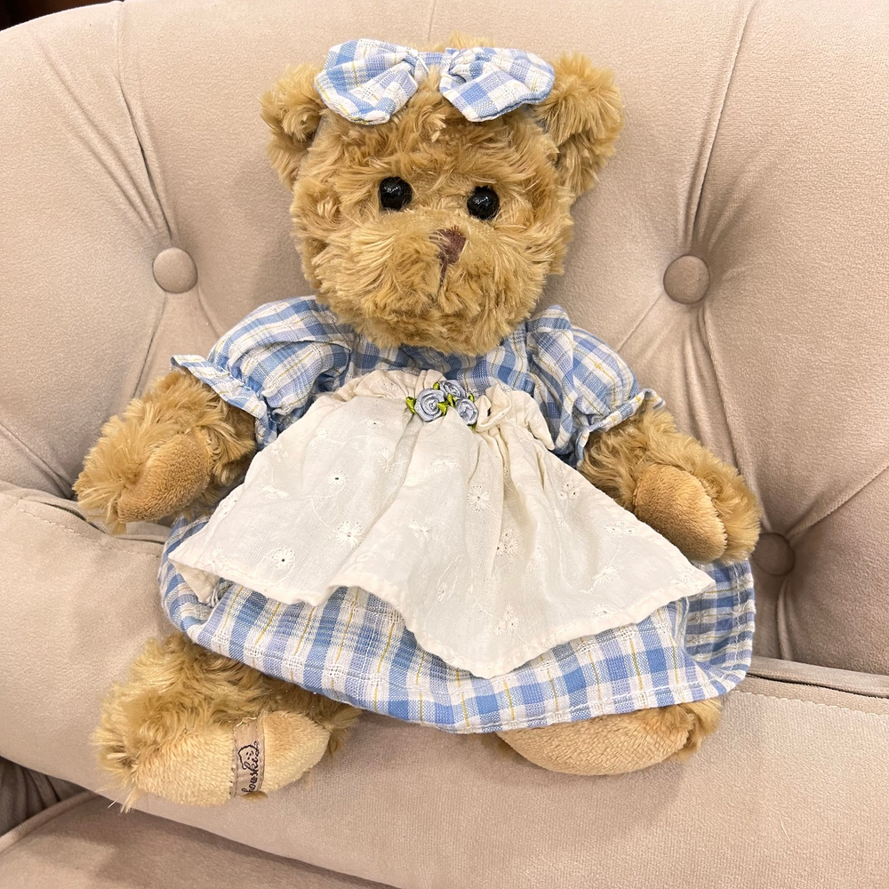 Мишка в клетчатом платьице Bukowski