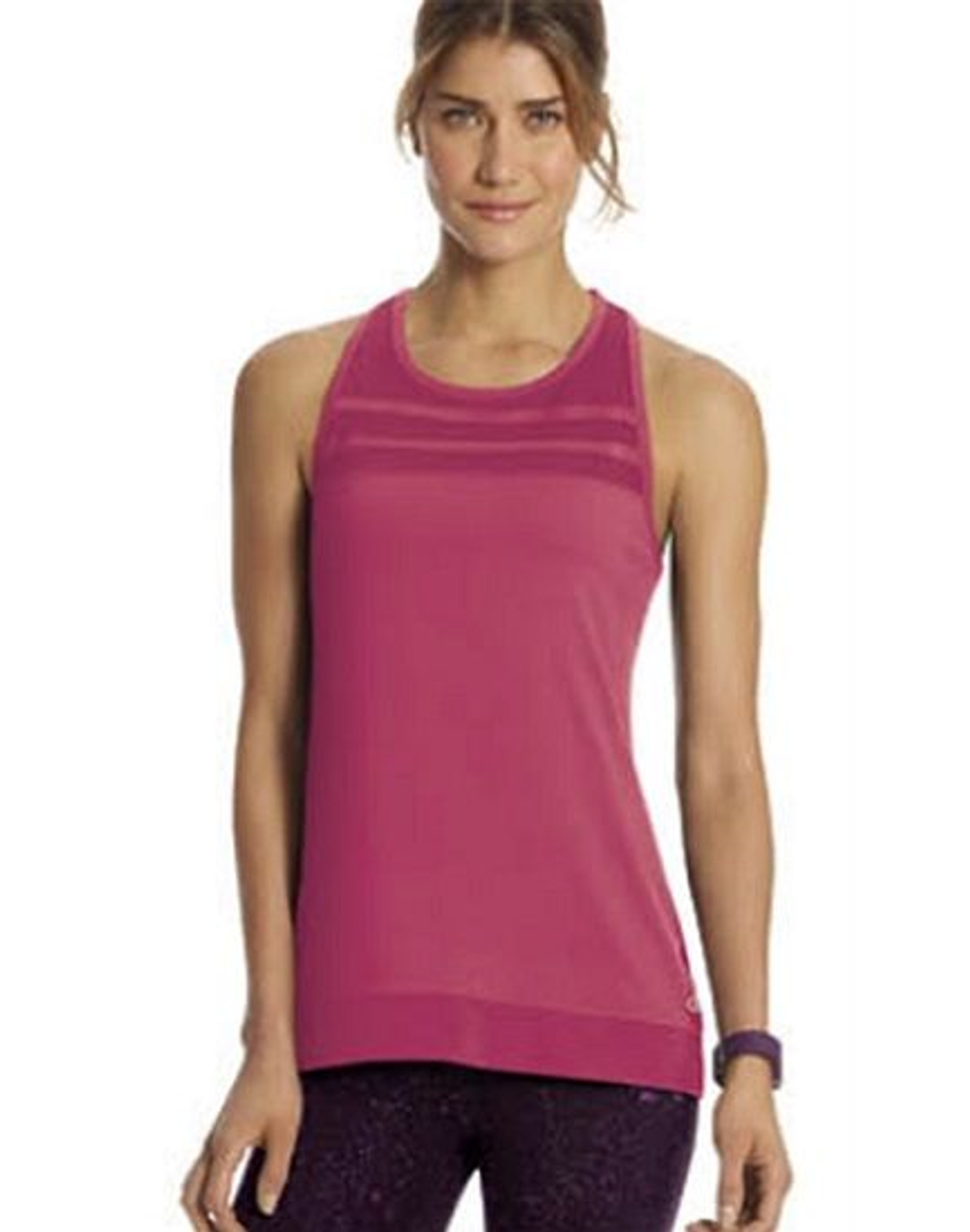 Спортивный топ без рукавов с Т-образной спинкой (Размер: M) (Цвет: черный)