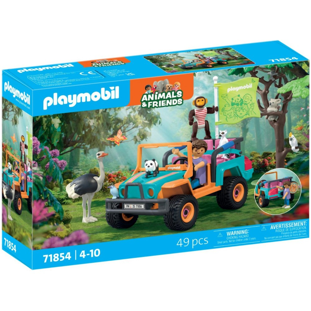 Playmobil Animals & Friends Красочный внедорожник