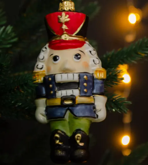 Набор украшений Щелкунчик с орехом 2 шт., стекло, Витус (62282)