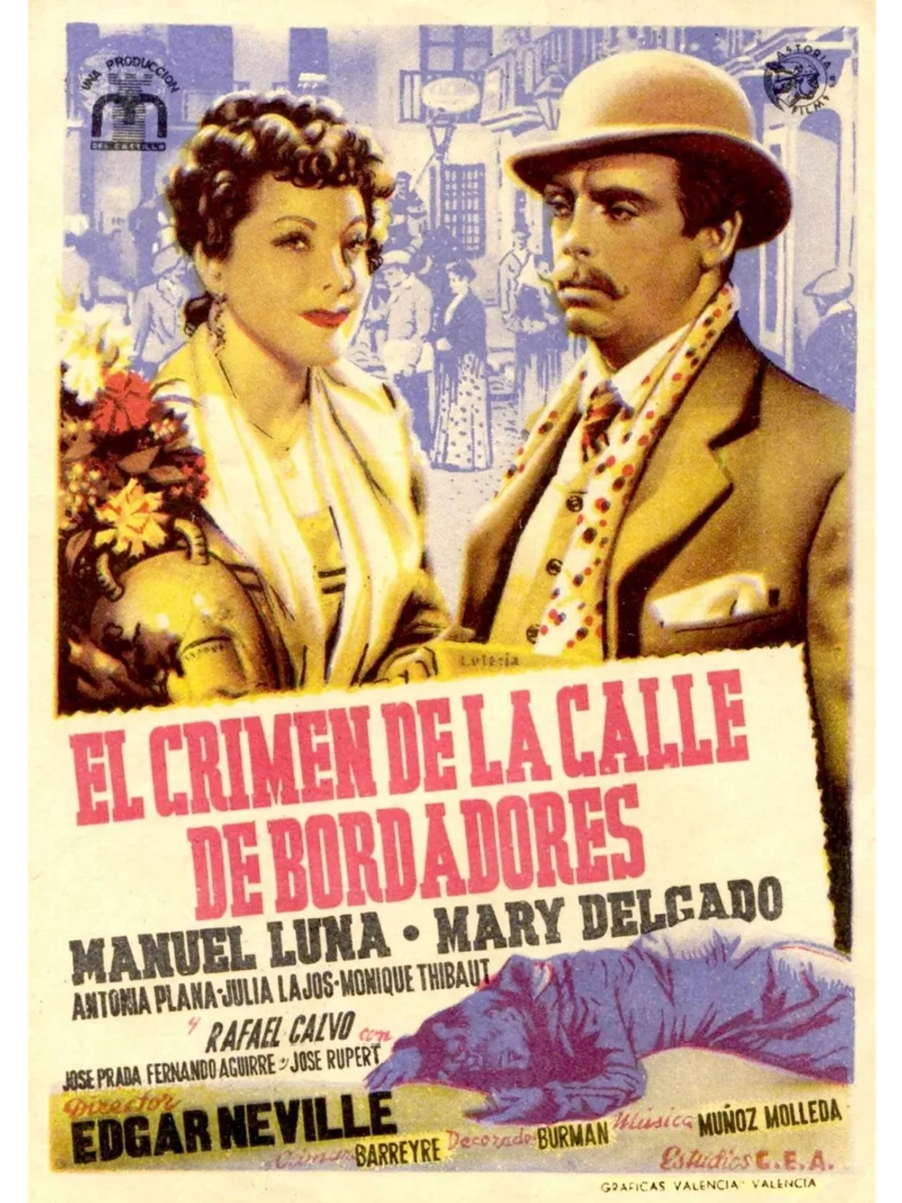 Преступление на улице Бордадорес (1946) (DVD-R)