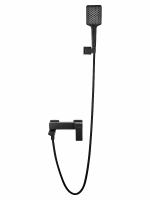 Смеситель для ванны с душем WONZON & WOGHAND CUBE 2.0 WW-88037068-MB черный матовый