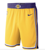 Шорты Nike NBA Los Angeles Lakers Swingman Road Short Yellow