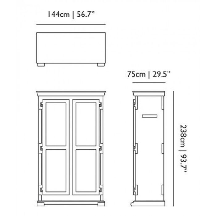 Шкаф Moooi Paper Wardrobe white