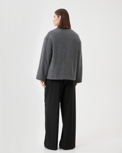 Объёмный жакет из итальянской шерсти