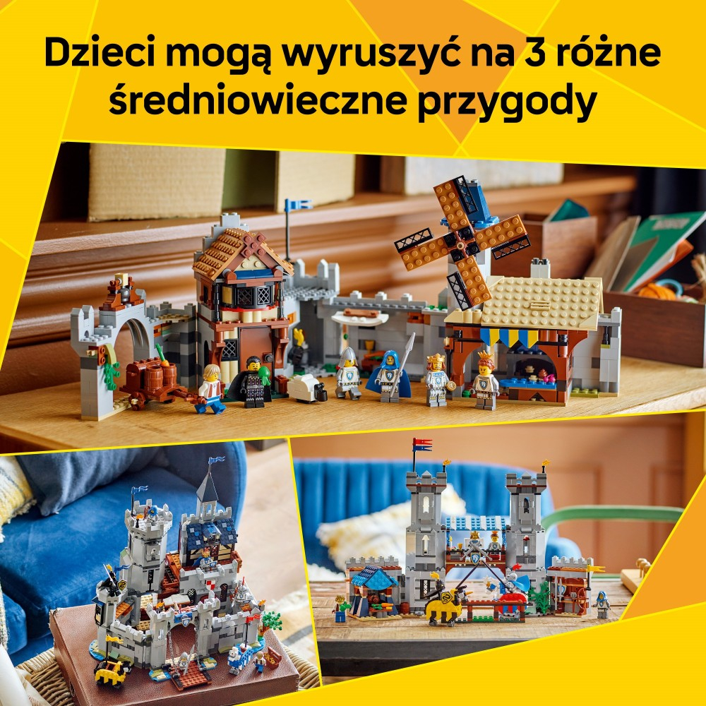 LEGO Creator - Средневековый замок рыцарей на конях 3в1 31168