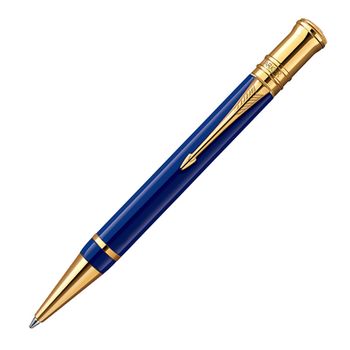 Шариковая ручка Parker Duofold K74 International Historical Colors Lapis Lazuli GT Mblack (1907186)