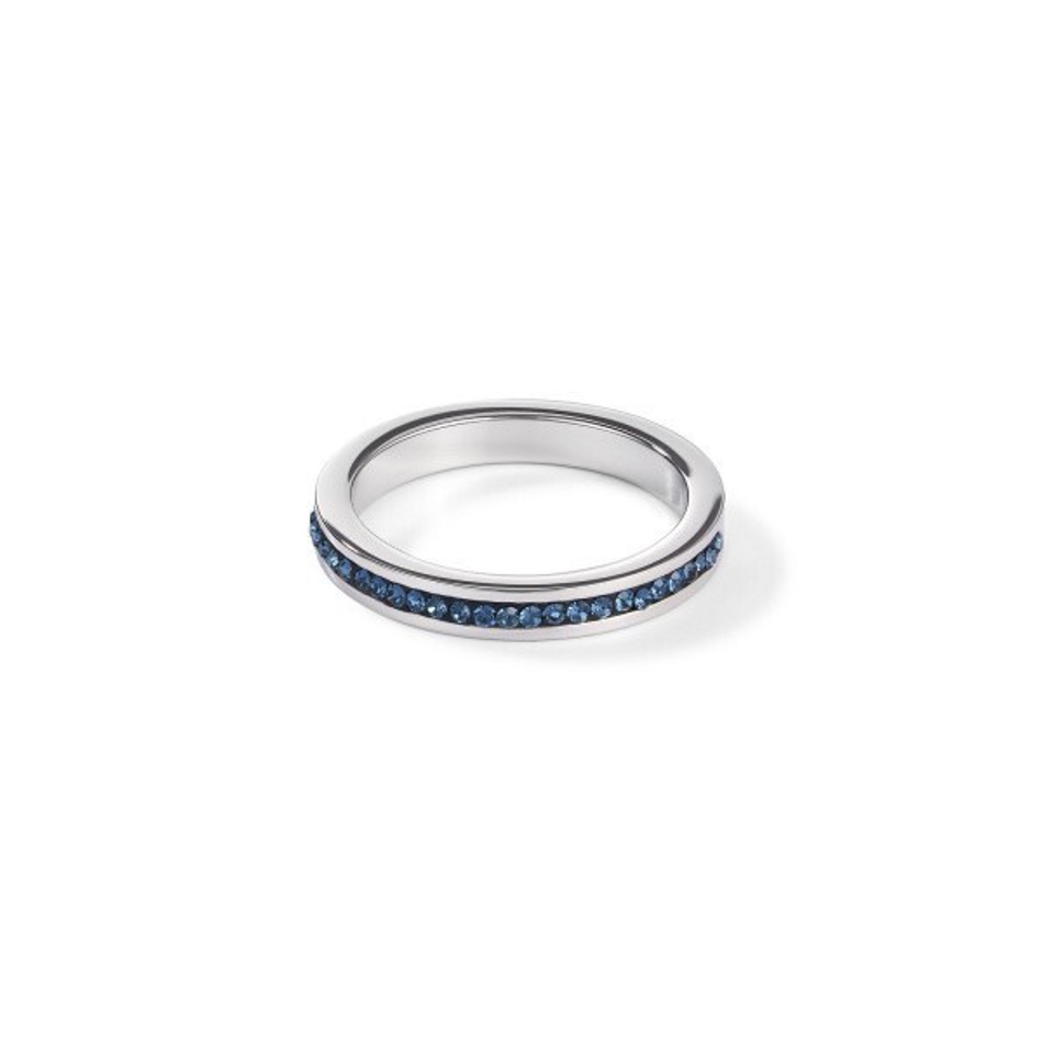 Кольцо Coeur de Lion Montana-Silver 18 мм 0129/40-0742 56 цвет синий