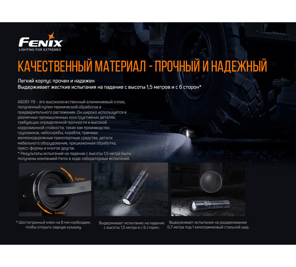 Фонарь Fenix WF30RE