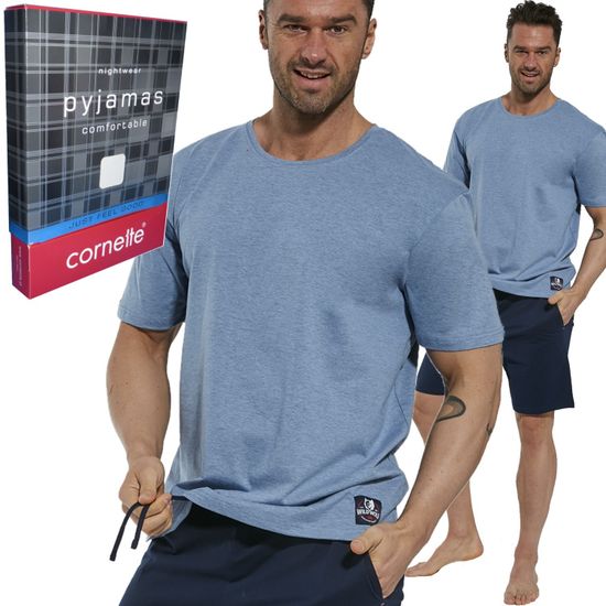 Пижама мужская с коротким рукавом и шортами Cornette 925/147