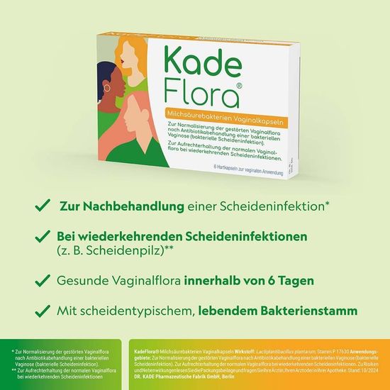 KadeFlora вагинальные капсулы с молочнокислыми бактериями