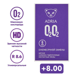 Ежемесячные контактные линзы Adria O2O2 (уп. 6 линз)
