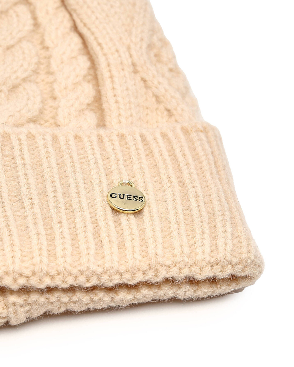 шапка Guess - бежевый(AW9034 POL01)