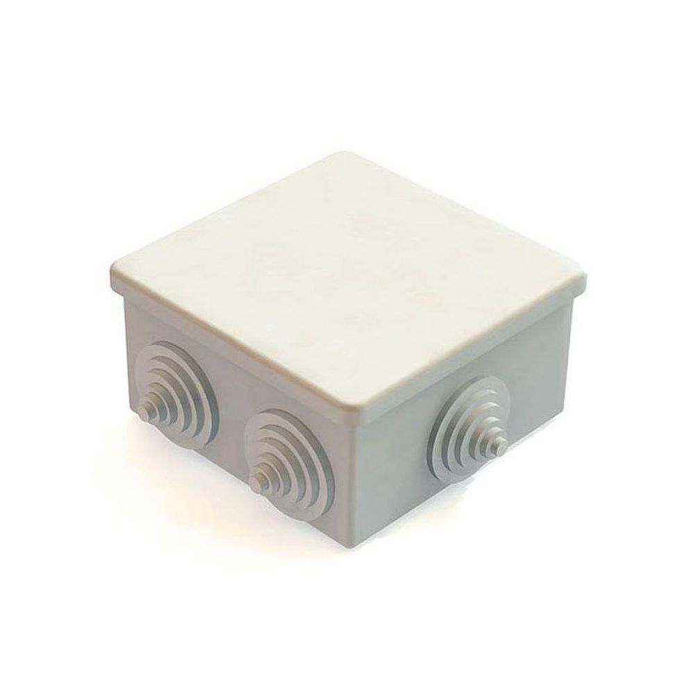Коробка распаячная ОП 85х85х40мм 6 гермовводов IP44 CHINT 8820013