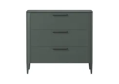 Комод Type oak 3 ящика ширина 90 см (темно-серый)