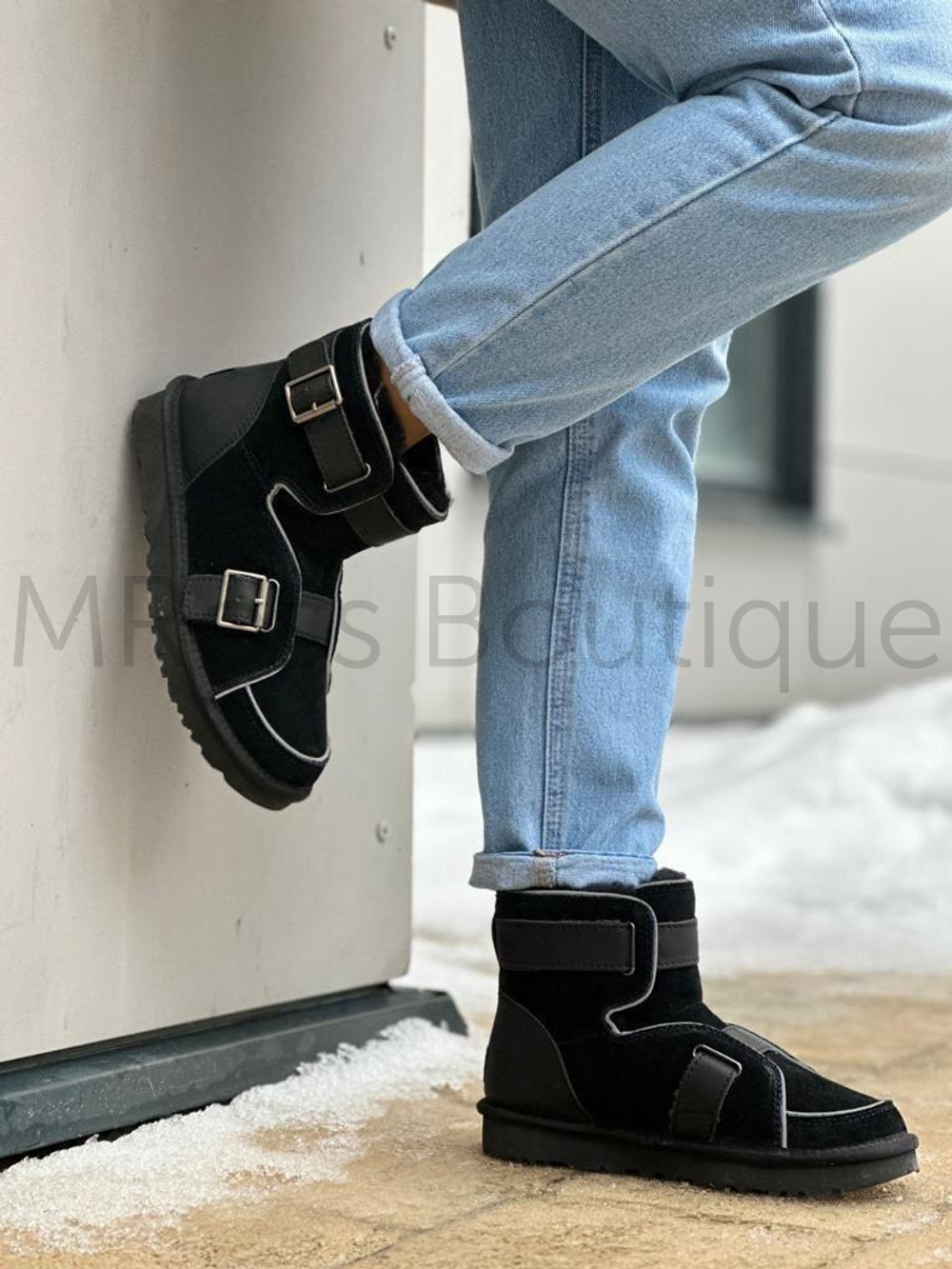 ботинки ugg черные