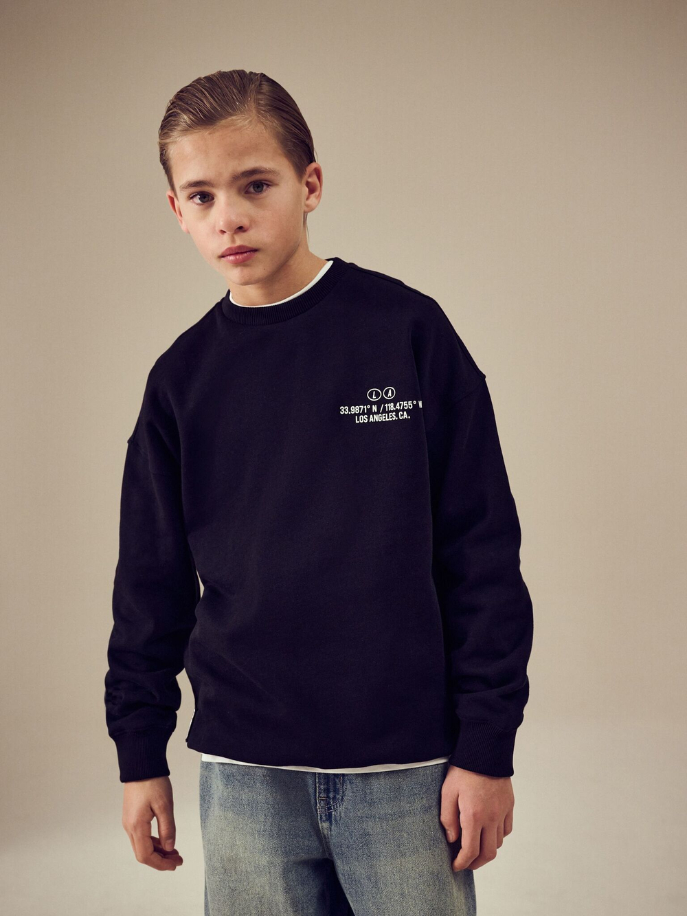 Толстовка для мальчика Next AV0-034, Черный