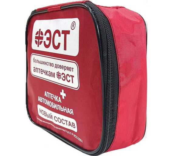 Аптечка для оказания первой помощи с применением медицинских изделий пострадавшим в дорожно-транспортных происшествиях (автомобильная) "ФЭСТ" мягкий футляр (приказ 260н) 
, арт. 3737
