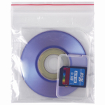 Пакеты с замком ZIP LOCK "зиплок" комплект 100 шт. 100х100 мм ПВД толщина 35 микрон BRAUBERG (20 штук в упаковке)