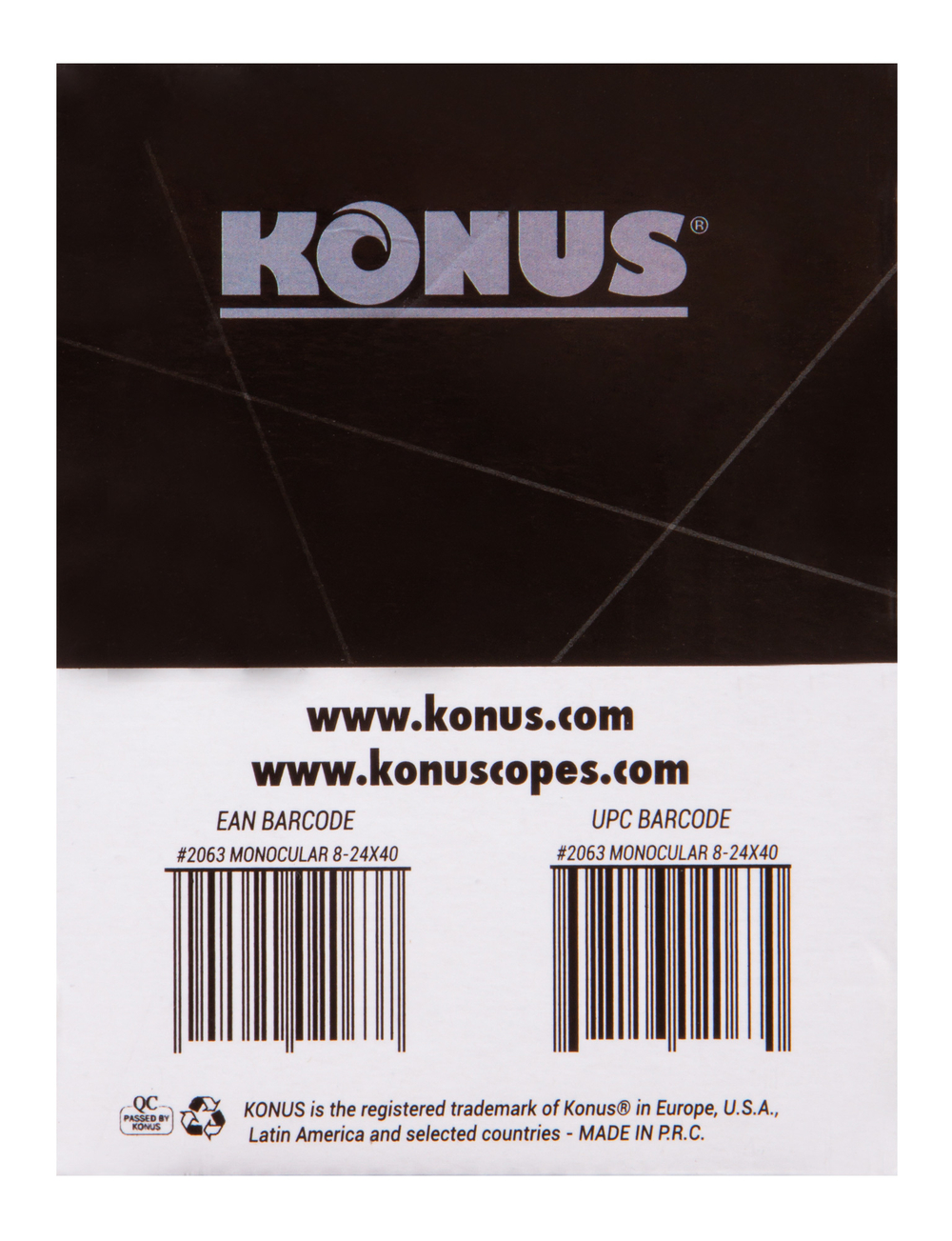 Монокуляр Konus Konusmall-3 8–24x40