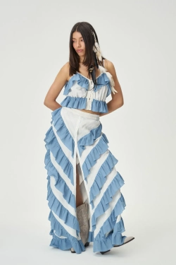 Юбка Джипси голубая