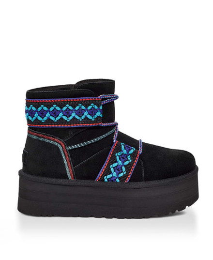 CLASSIC MINI BRAID PLATFORM - black
