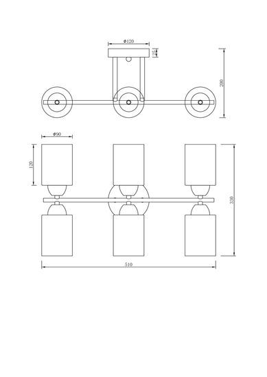 Люстра Freya FR5129PL-06W