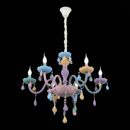 SL1700.783.06 Люстра подвесная ST-Luce Разноцветный E14 6*40W FIATA