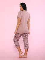 Пижама х/б бриджи+футболка УБФ0029