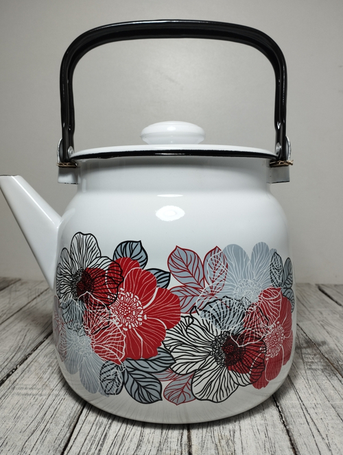 Чайник 3.5л Кружевные маки  с2713/4АП2