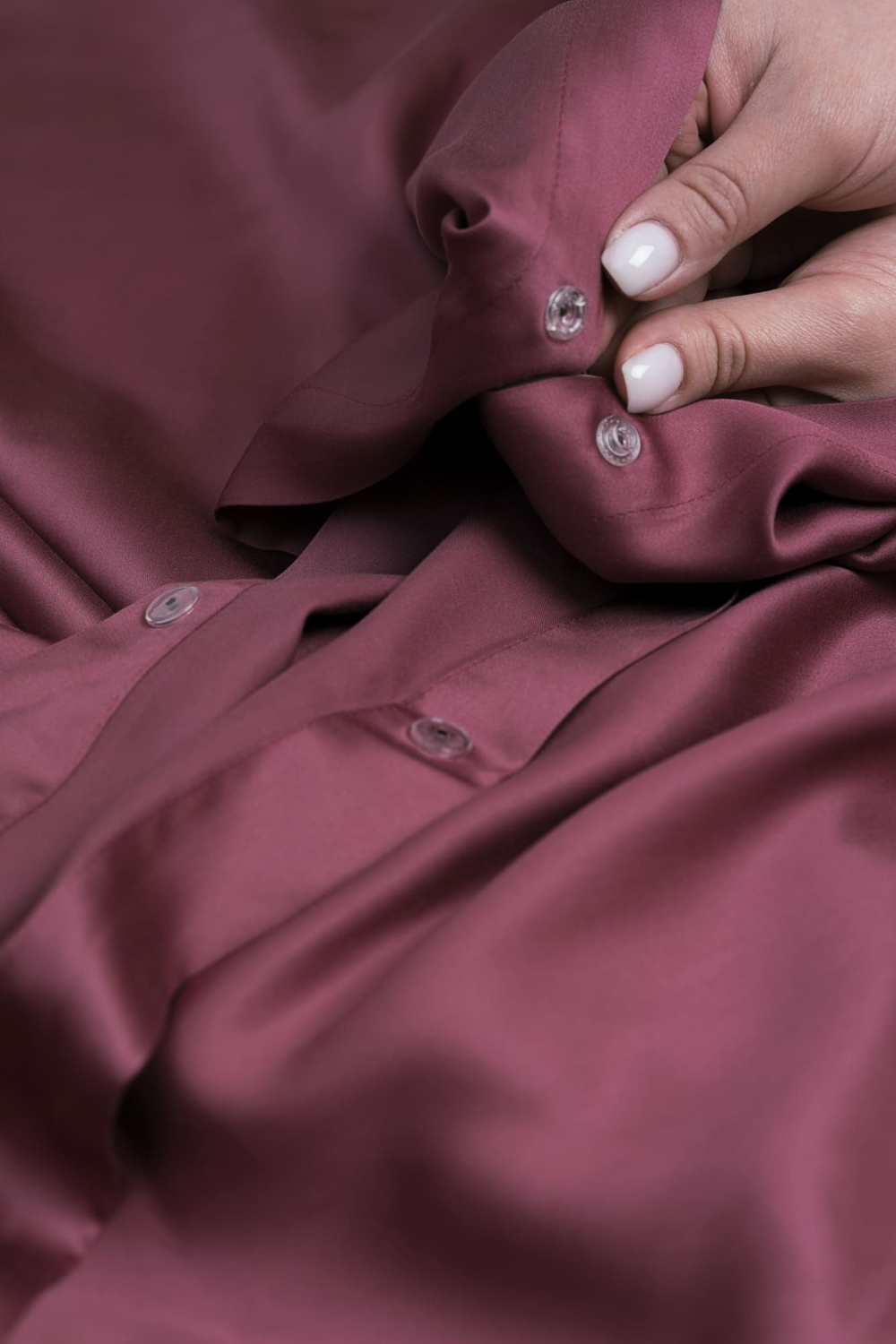 Пододеяльник 220х240 German Grass Purple Brilliant бордовый