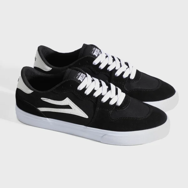 Lakai York (Black/White Suede) артикул: - купить в магазине Дайс