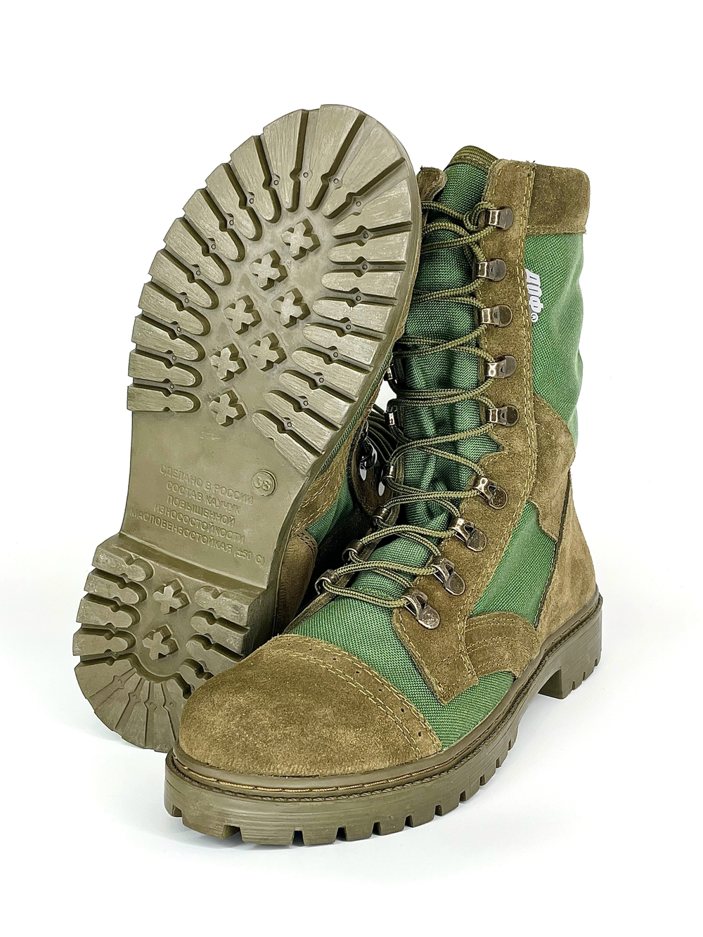 Берцы ДОФ 5000-03 облегчённые хаки (велюр и кордура)