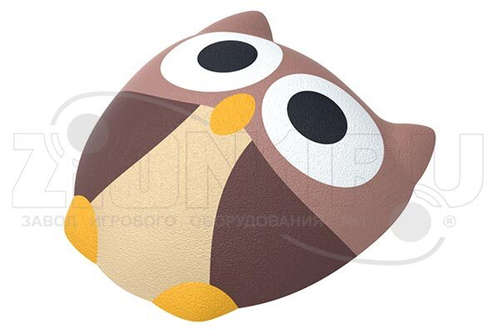 Резиновая фигура 3D Сова для детских площадок