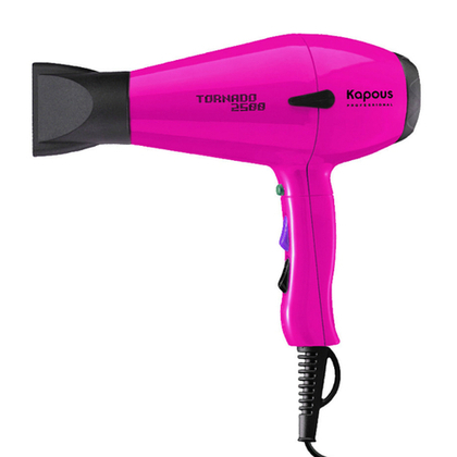 Фен Tornado 2500 розовый, Kapous Professional, 2500 Вт