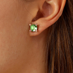 Серьги Dyrberg Kern CLARA SG LIGHT GREEN 420083