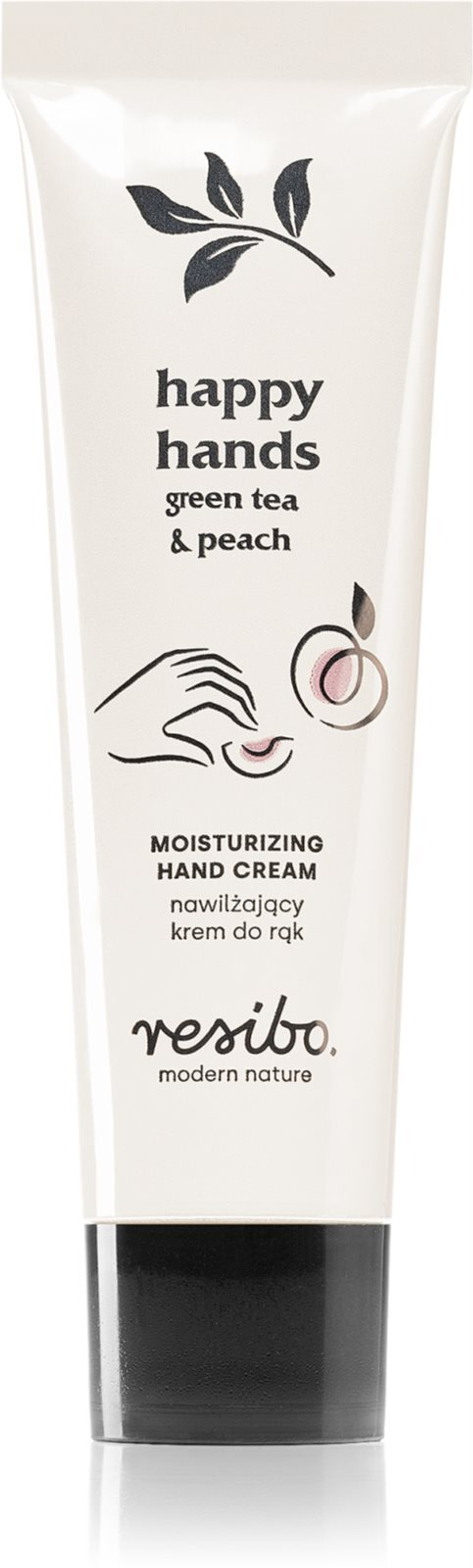 Resibo Happy Hands Green Tea & Peach - увлажняющий крем для рук /   50  ml  / GTIN 5903714270262