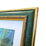 Фоторамка пластик 21х30 см Каррара зеленый