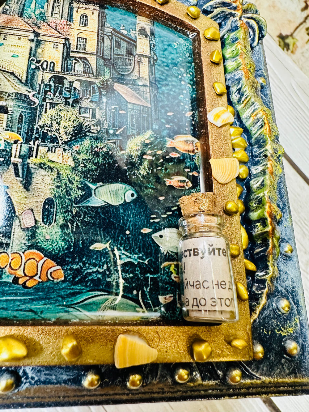 Шкатулка-комод "Затонувший корабль"