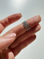 Кольцо на фалангу Кружево