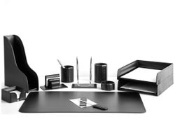 набор на стол черный