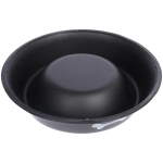 Миска из нержавеющей стали с силиконовым нескользящим ободком «ЛЮБИМЫЙ БРО», цвет черный, 26см (наклейка)