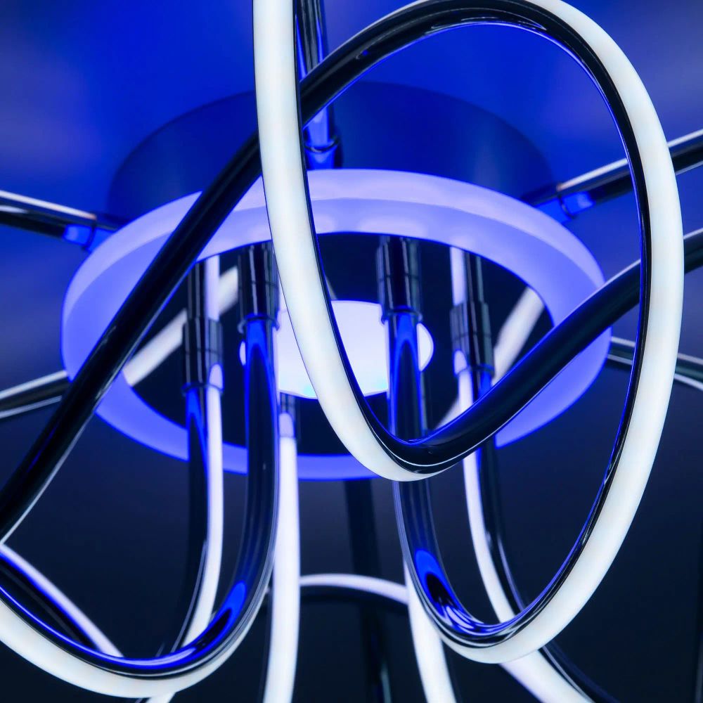 Citilux Джемини Смарт CL229A161E RGB Умная люстра Хром