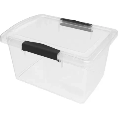 Ящик для хранения Keeplex Vision с защелками 2,5л 21,5х11,5см прозрачный кристалл (упаковка 12 шт (комплект 12 шт)