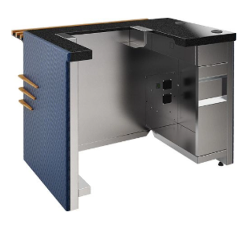 Прилавок кассовый REFETTORIO Case RТ1АR (правый)